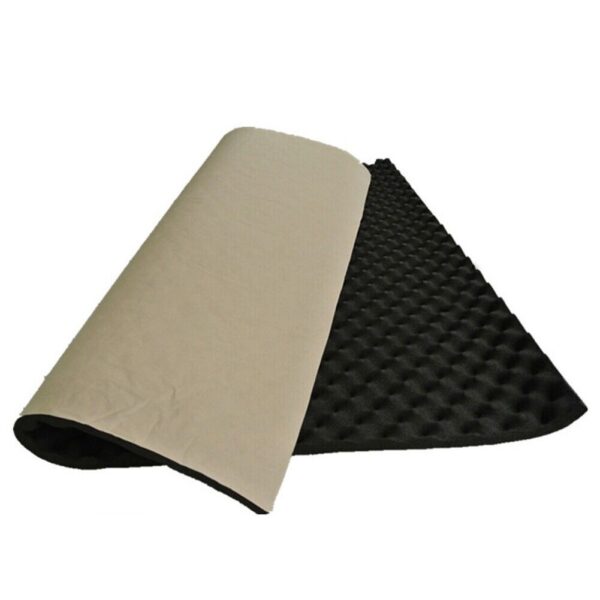 Material insonorizant auto adeziv reliefat, dimensiune 80cm x 50cm x 15mm, culoare Neagra - imagine 4