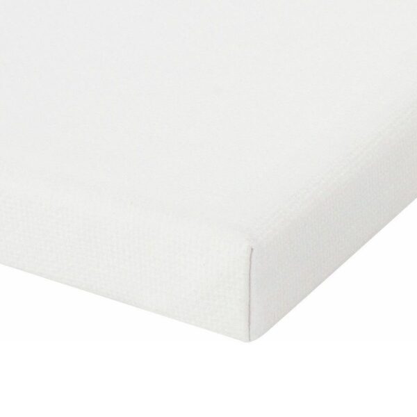 Set 3 sasiuri din lemn cu panza CANVAS pentru pictura, culoare Alb Mat, Marca AVEX - imagine 4