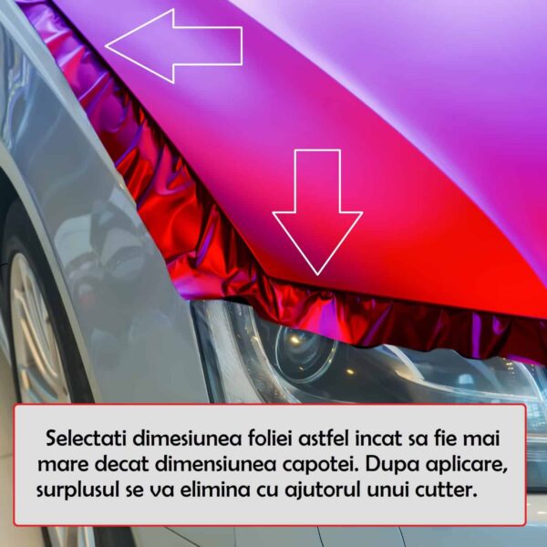 Folie Capota Auto "Hood Art" rezistenta la exterior, marime S (150 x 110cm) - Cod: AVX-CAPOTA-006S - imagine 4