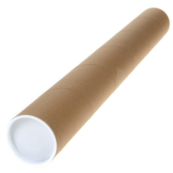 Tub din carton pentru protectie la transport folii si printuri, lungime 130 cm, diametru Ø76mm, grosime perete 4mm - imagine 5